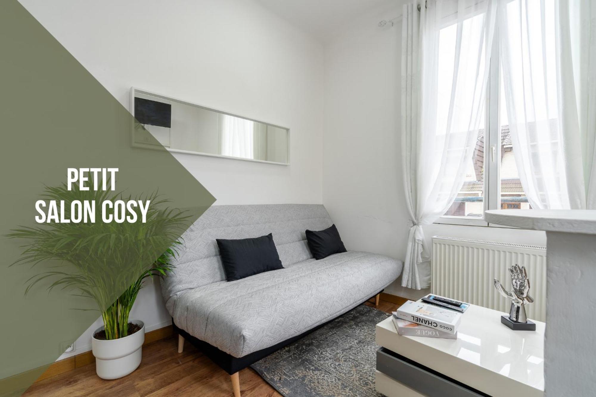 Apartamento Cocon Douillet, Proche Gare, Wifi Drancy Exterior foto