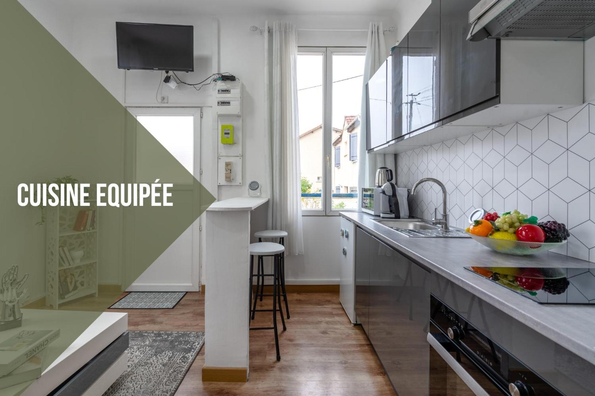 Apartamento Cocon Douillet, Proche Gare, Wifi Drancy Exterior foto